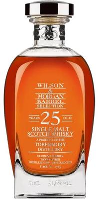 Tobermory 1995 WM Barrel Selection Decanter Collection 2nd Fill Oloroso Sherry Hogshead Finish 51.6% 700ml