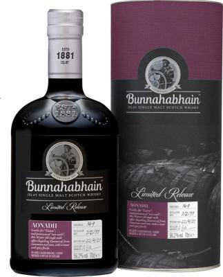 Bunnahabhain 2011 Aonadh Limited Release Warehouse 9 10yo Sherry Casks & Port Finish 56.2% 700ml