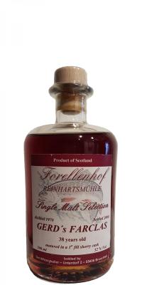 Gerd's Farclas 1st fill sherry cask Der Whiskykeller 55606 Bruschied 52% 500ml