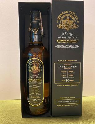 Inverleven 1978 DT Rarest of the Rare Oak Cask #1878 45.5% 700ml