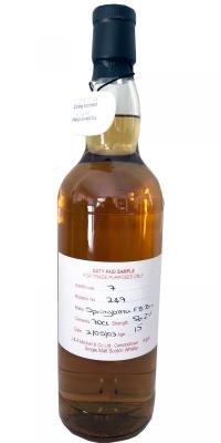 Springbank 2003 Duty Paid Sample For Trade Purposes Only Fresh Bourbon Barrel Rotation 249 56.2% 700ml