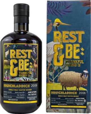 Bruichladdich 2006 RBTW Wine Hogshead Cask 16yo 60.6% 700ml