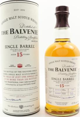 Balvenie 15yo Single Barrel #7978 47.8% 750ml