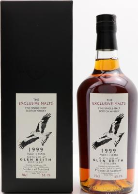 Glen Keith 1999 CWC The Exclusive Malts 11yo Oloroso Sherry Cask #107 55.1% 700ml