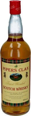 Pipers Clan Finest Blended Scotch Whisky oak casks 40% 1000ml