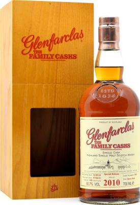 Glenfarclas 2010 The Family Casks Special Release 10yo Sherry Butt #1503 60.7% 700ml