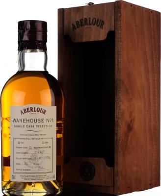 Aberlour 1994 Warehouse #1 Single Cask Selection 16yo 1st filled Bourbon #2468 60.2% 700ml