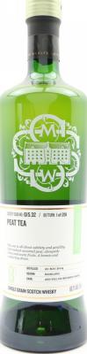 Loch Lomond 2014 SMWS G15.32 Peat tea 2nd Fill Ex-Bourbon Barrel 60.7% 700ml