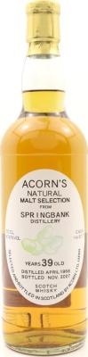 Springbank 1968 Ac Natural Malt Selection #617 47.6% 700ml