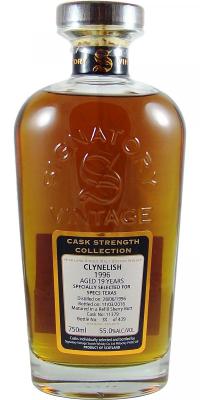 Clynelish 1996 SV Cask Strength Collection Refill Sherry Butt #11379 Specs Texas 55% 750ml
