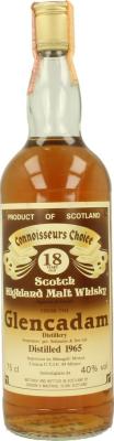 Glencadam 1965 GM Connoisseurs Choice Meregalli Monza. Italy 40% 750ml