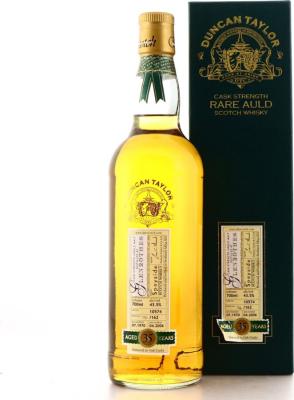 Glenrothes 1970 DT Rare Auld 35yo Oak cask #10574 43.5% 700ml