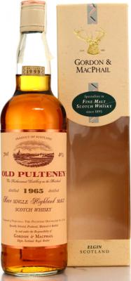 Old Pulteney 1965 GM Rare Single Highland Malt 40% 700ml