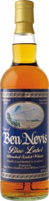 Nevis Dew Blue Label Blended Scotch Whisky Oak Casks 40% 700ml