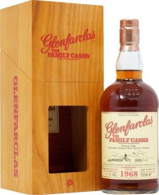 Glenfarclas 1968 The Family Casks Release S16 Sherry Hogshead #5243 41.7% 700ml