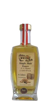 Whisky Alpin 2008 Single Rye Malt Whisky L1/2008 45% 500ml