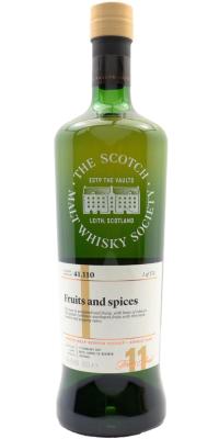 Dailuaine 2007 SMWS 41.110 Fruits and spices Refill Ex-Bourbon Barrel 58.5% 700ml