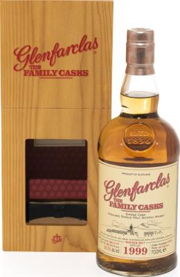 Glenfarclas 1999 The Family Casks Release W17 4th Fill Butt #7458 54.5% 700ml