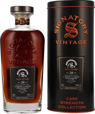Glenrothes 1995 SV Cask Strength Collection Symington's Choice 1st fill Oloroso Sherry Butt 55% 700ml