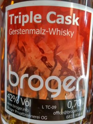 Broger Triple Cask 42% 700ml