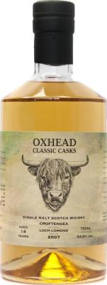 Croftengea 2007 OXH Refill Hogshead 54.9% 700ml