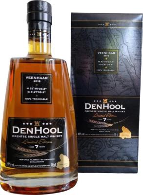 DenHool 2016 Drentse Single Malt Whisky New & 1st refill American oak PX sherry 46% 700ml