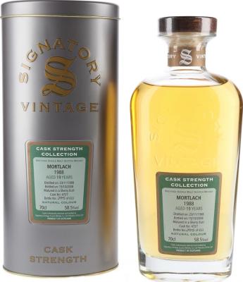 Mortlach 1988 SV Cask Strength Collection Sherry Butt #4727 58.5% 700ml