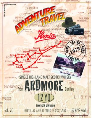 Ardmore 2009 HSC Adventure Travel Refill hogshead GluGlu2000 Malt Whisky Club 56.7% 700ml