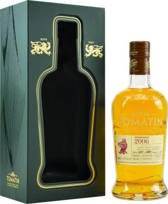 Tomatin 2006 Sauternes Wine Barrique Charles Hofer SA 57.3% 700ml