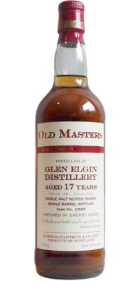 Glen Elgin 1991 JM Old Master's Cask Strength Selection Sherry Wood #2598 54.6% 700ml