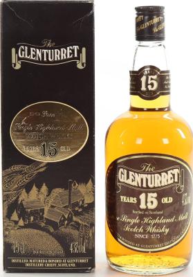 Glenturret 15yo Pure Single Highland Malt 43% 750ml