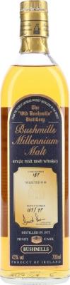 Bushmills 1975 Millennium Malt Cask no.167 Selected for The Kings Reserve 43% 700ml