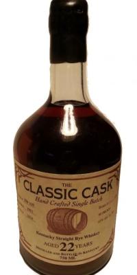 The Classic Cask 1981 TCC Kentucky Straight Rye Whisky Batch RW-108 45% 750ml
