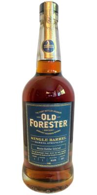 Old Forester Single Barrel Barrel Strength New Charred White Oak Master Distiller Selected 66.6% 750ml