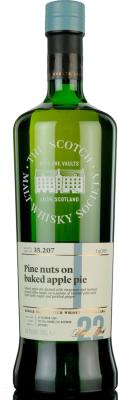 Glen Moray 1995 SMWS 35.207 Pine nuts on baked apple pie 1st Fill Ex-Bourbon Barrel 54.4% 700ml