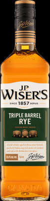 J.P. Wiser's Triple Barrel Rye 43.4% 750ml