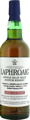 Laphroaig 10yo UD Diego Sandrin 1yo Raboso Finish 55.7% 700ml