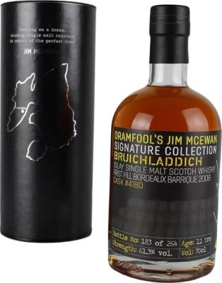 Bruichladdich 2009 Df First Fill Bordeaux Barrique 61.3% 700ml