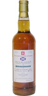 Bruichladdich 2003 10yo Cotwe Zuerich Sherry Hogshead #279 67.5% 700ml