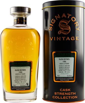 Glenrothes 1996 SV Cask Strength Collection 15117 + 15119 52.6% 700ml
