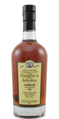 Littlemill 1992 RS Cask Strength 54.5% 500ml