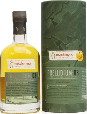 Mackmyra Preludium: 03 Sherry and Swedish Smoke 52.2% 500ml