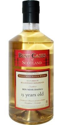 Ben Nevis 13yo JB Best Casks of Scotland Re-Coopered Hogsheads 43% 700ml