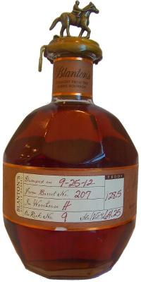 Blanton's Straight from the Barrel #207 64.25% 700ml