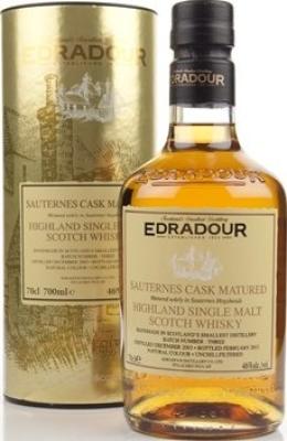 Edradour 2003 Sauternes Cask Batch #3 46% 700ml