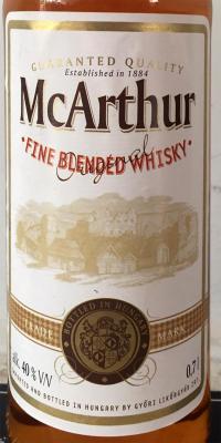 McArthur Fine Blended Whisky 40% 700ml