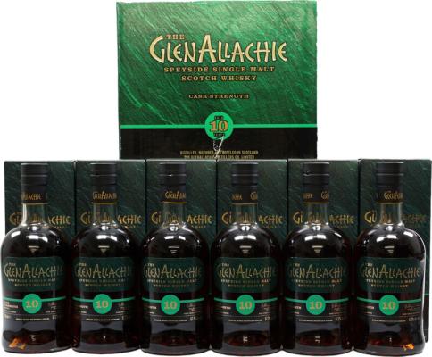 Glenallachie 10yo Cask Strength Batch 8 6 Bottles SET 57.2%