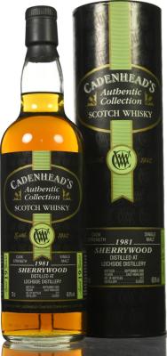 Lochside 1981 CA Authentic Collection Sherrywood 58% 700ml
