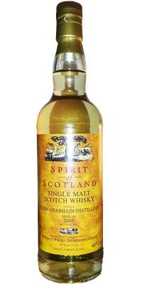 Bunnahabhain 2005 GM Spirit of Scotland Refill Sherry Hogshead #5002232 van Wees 46% 700ml