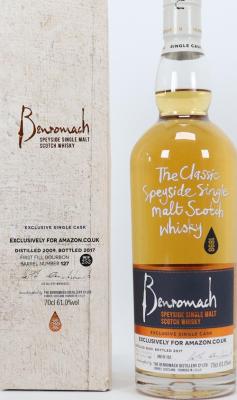 Benromach 2009 Exclusive Single Cask 1st Fill Bourbon Barrel #127 61% 700ml